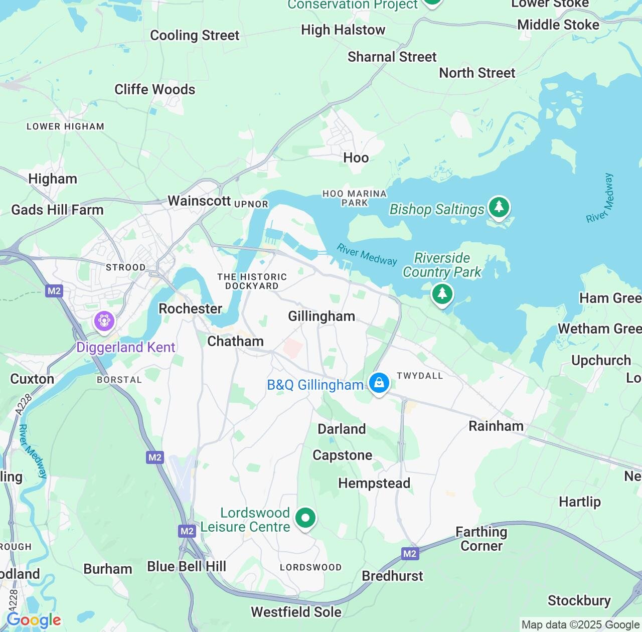 Map image for Intellectual Property Lawyers in Gillingham and England IP firms at coordinates  ; .