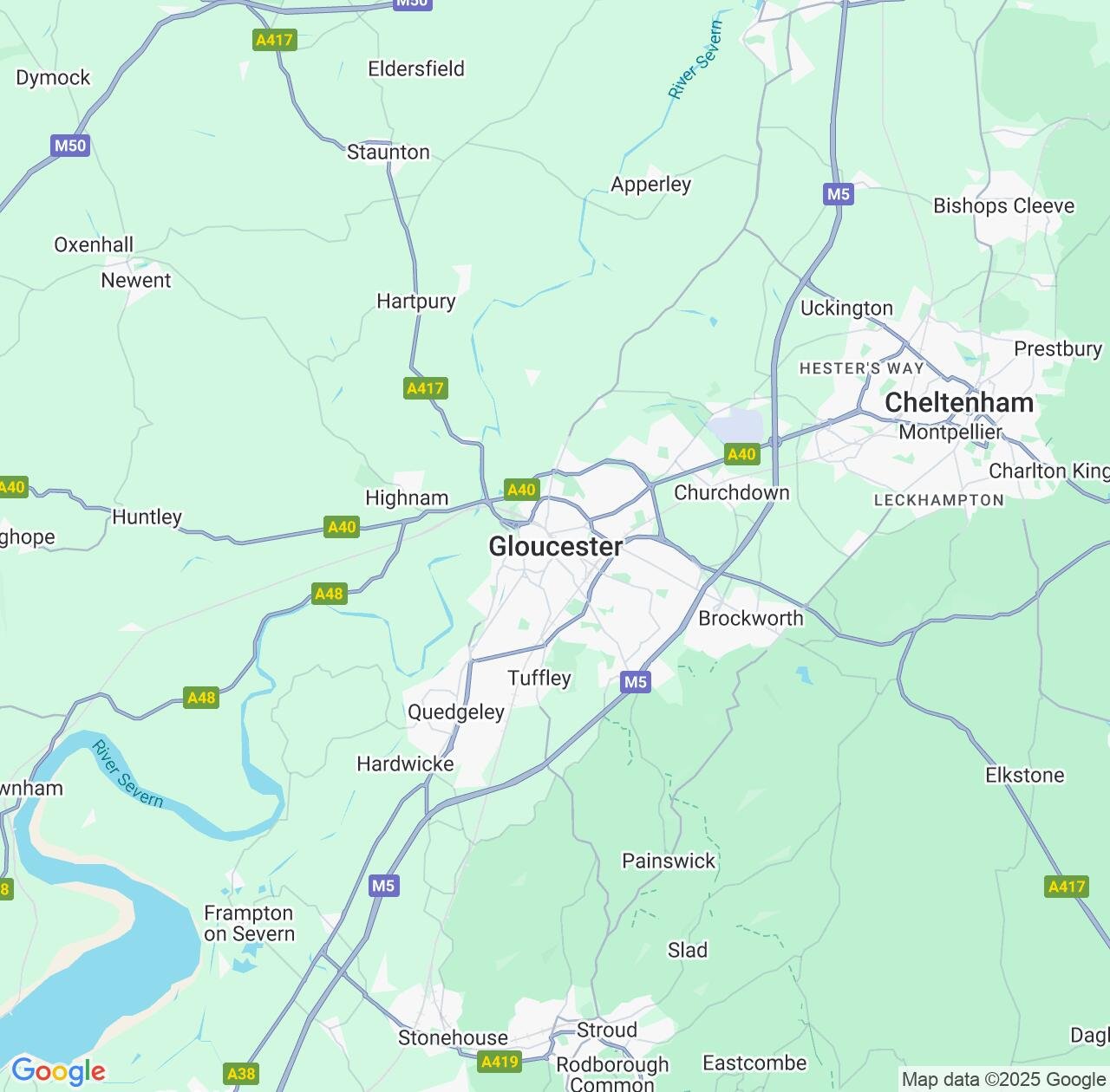 Map image for Intellectual Property Lawyers in Gloucester and England IP firms at coordinates  ; .