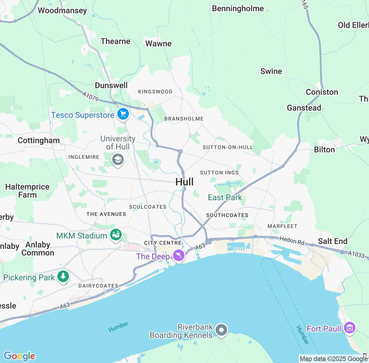 Map image for Intellectual Property Lawyers in Kingston upon Hull and England IP firms at coordinates  ; .