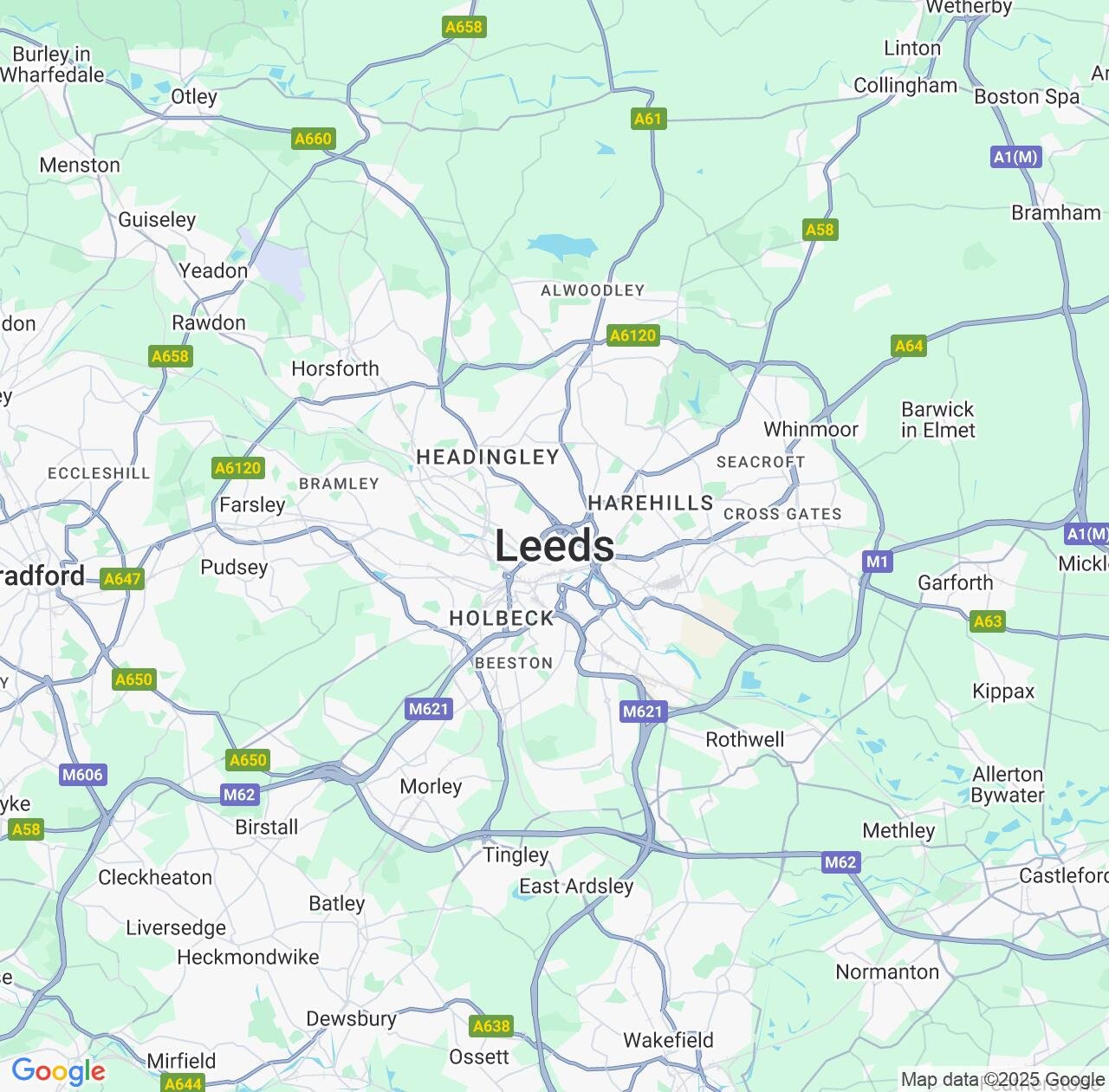 Map image for Intellectual Property Lawyers in Leeds and England IP firms at coordinates  ; .