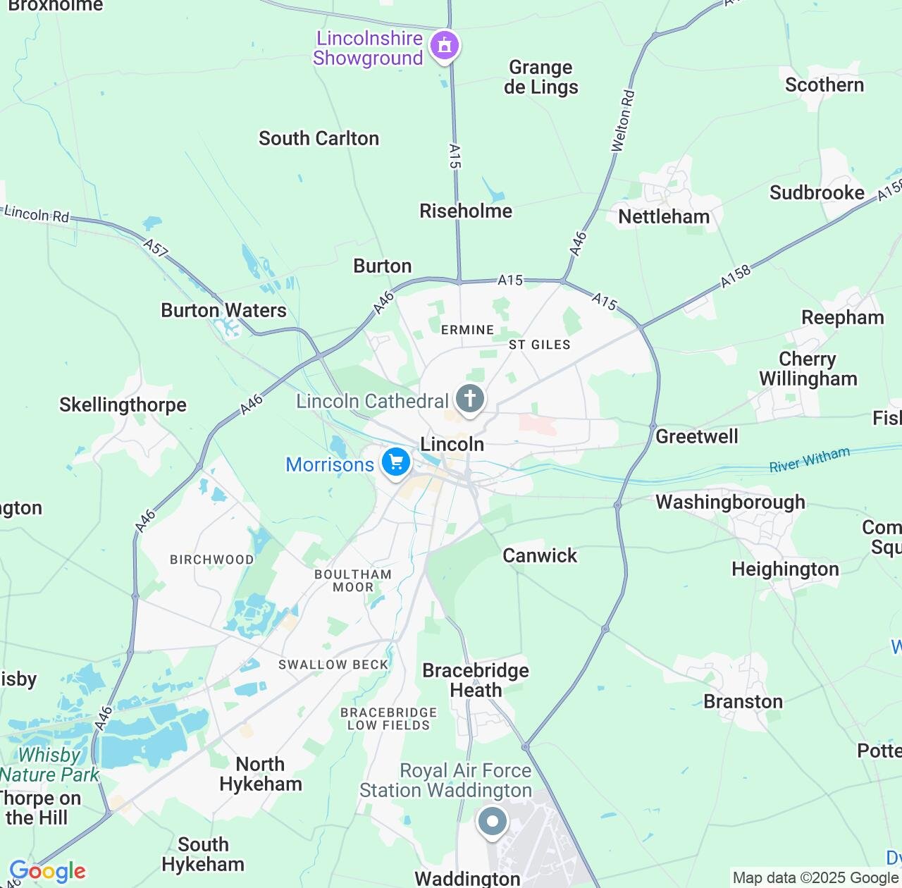 Map image for Intellectual Property Lawyers in Lincoln and England IP firms at coordinates  ; .