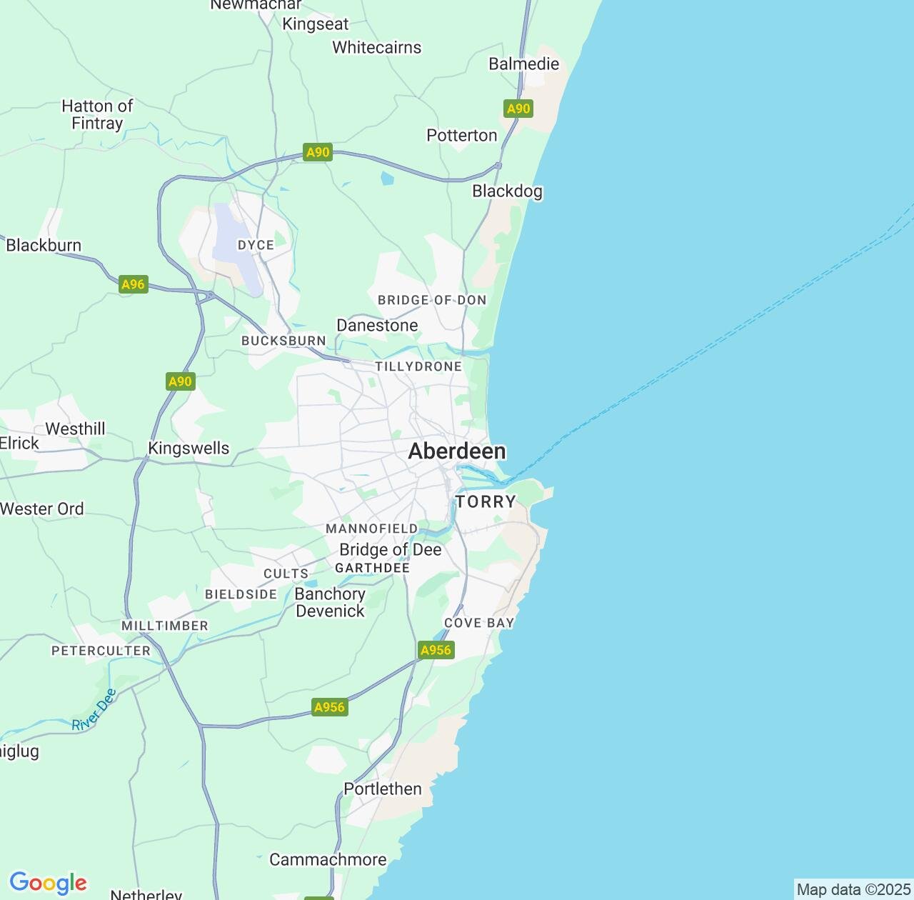 Map image for Intellectual Property Lawyers in Aberdeen and Scotland IP firms at coordinates  ; .