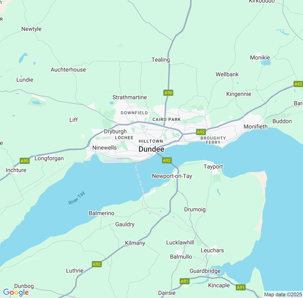 Map image for Intellectual Property Lawyers in Dundee and Scotland IP firms at coordinates  ; .
