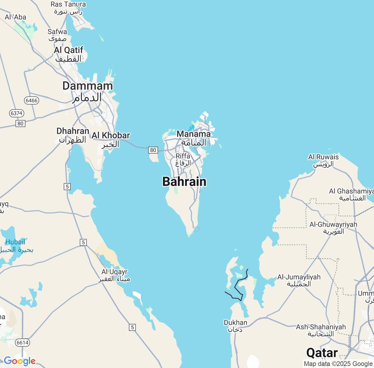 Map image for Intellectual Property Lawyers in Southern Governorate and Bahrain IP firms at coordinates  ; .