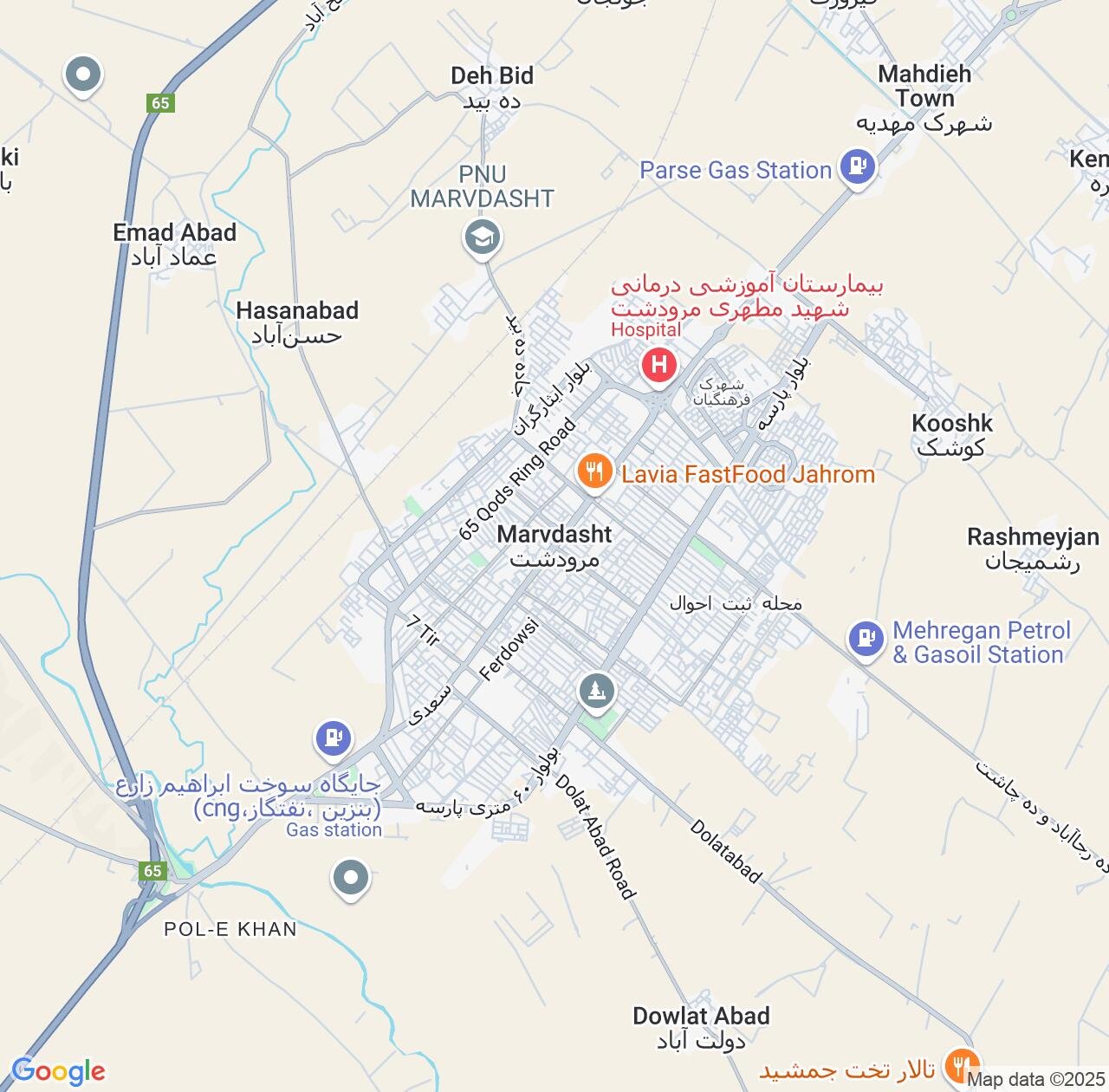 Map image for Intellectual Property Lawyers in Marvdasht and Fars IP firms at coordinates  ; .