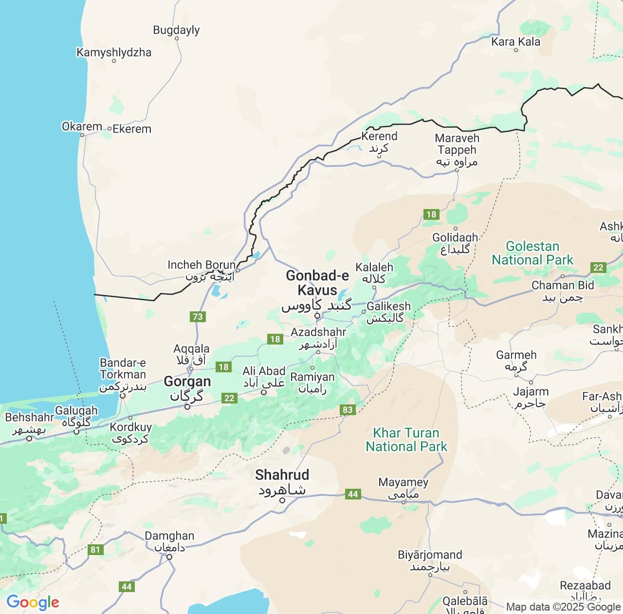 Map image for Intellectual Property Lawyers in Golestan and Iran IP firms at coordinates  ; .
