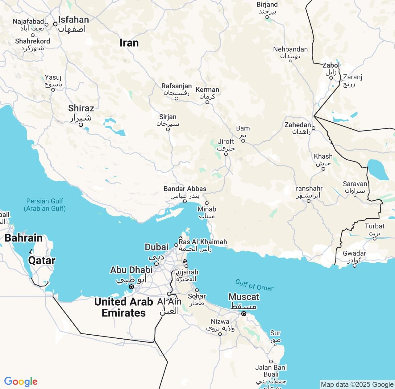 Map image for Intellectual Property Lawyers in Hormozgan and Iran IP firms at coordinates  ; .