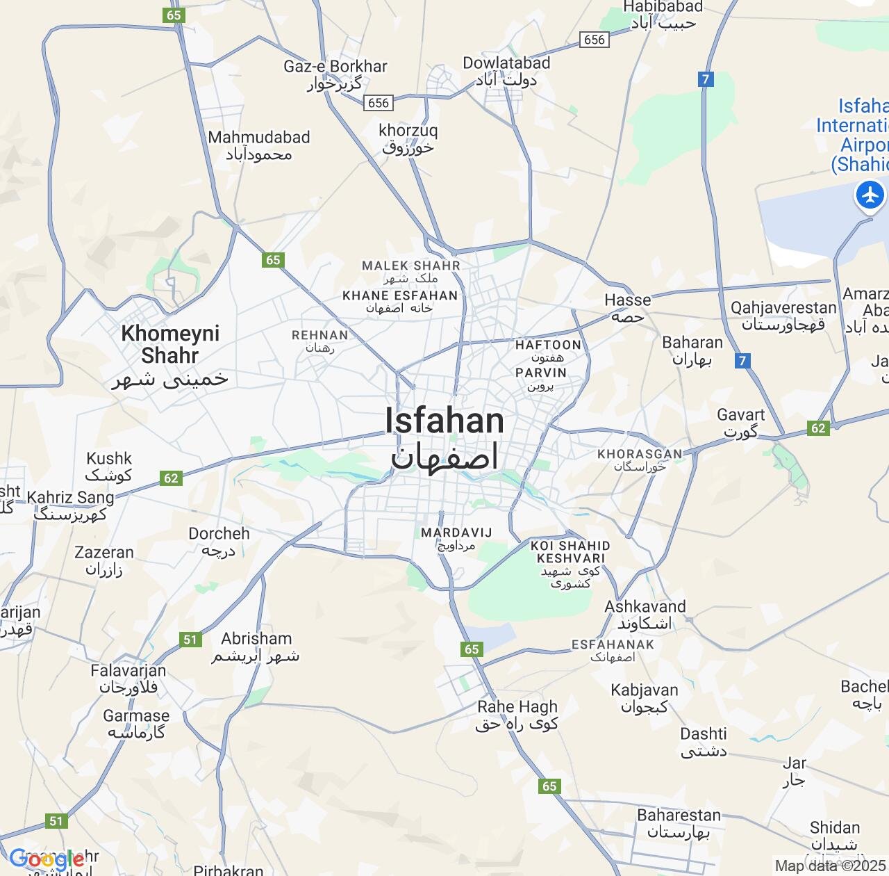 Map image for Intellectual Property Lawyers in Isfahan and Iran IP firms at coordinates  ; .