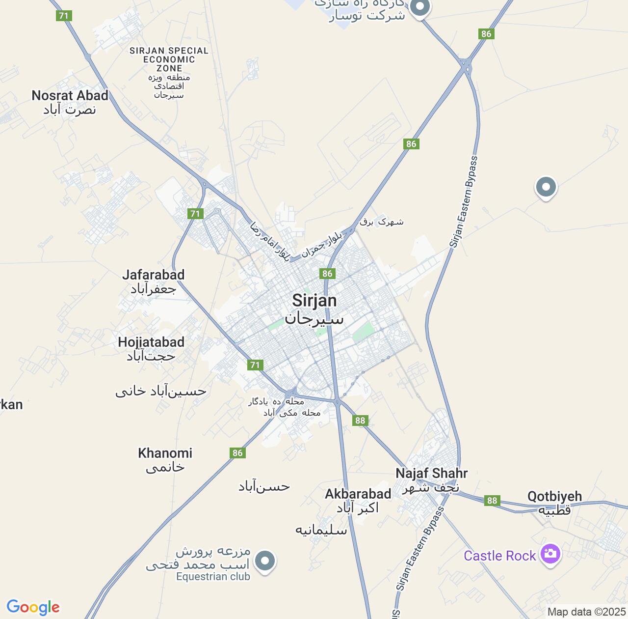 Map image for Intellectual Property Lawyers in Sirjan and Kerman IP firms at coordinates  ; .