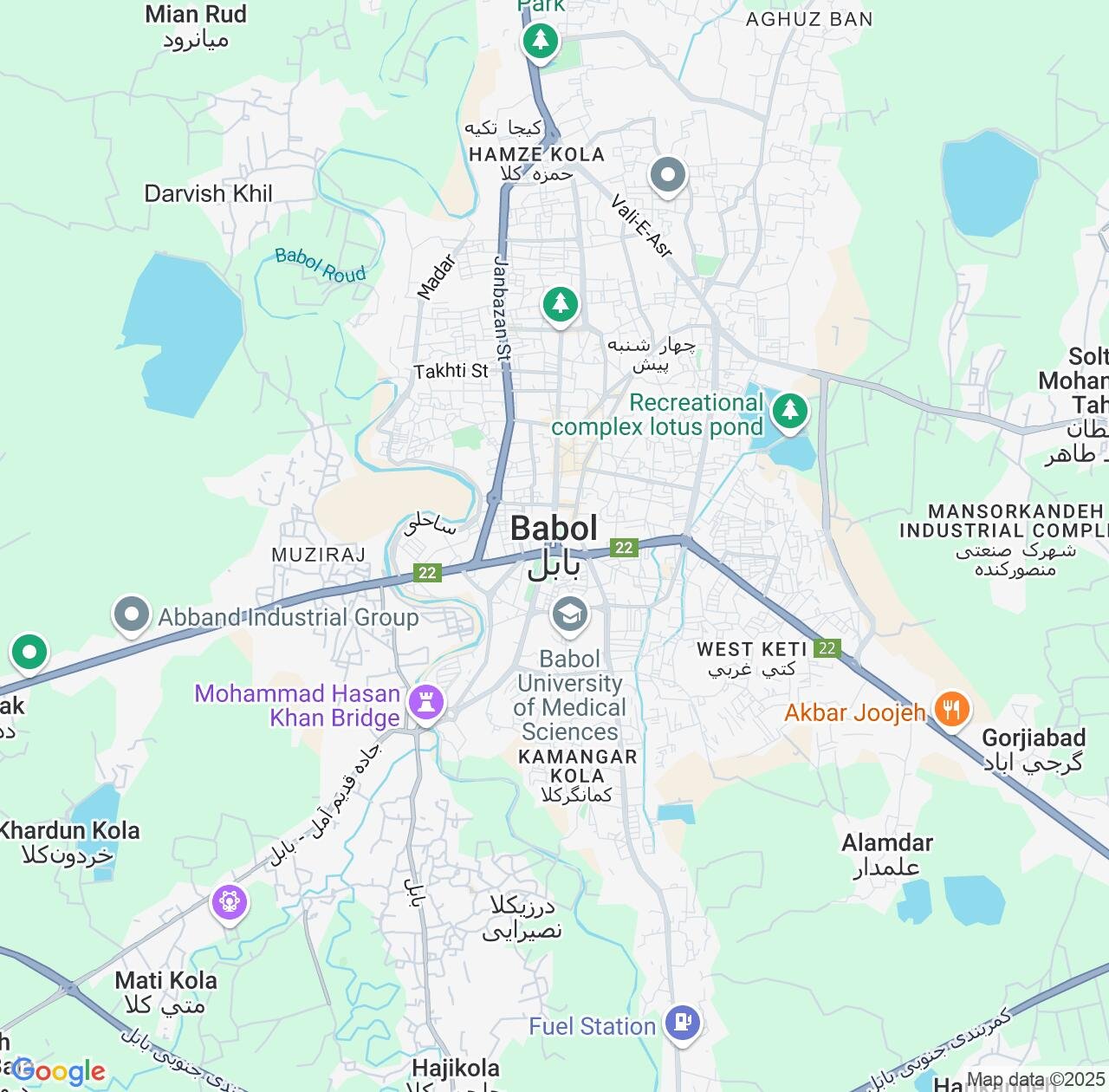 Map image for Intellectual Property Lawyers in Babol and Māzandarān IP firms at coordinates  ; .