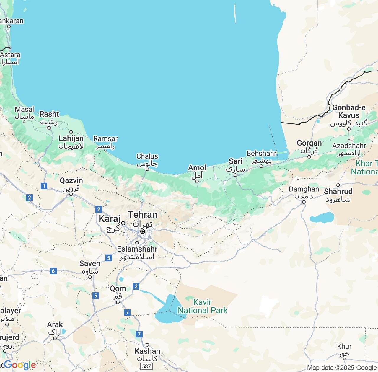 Map image for Intellectual Property Lawyers in Māzandarān and Iran IP firms at coordinates  ; .