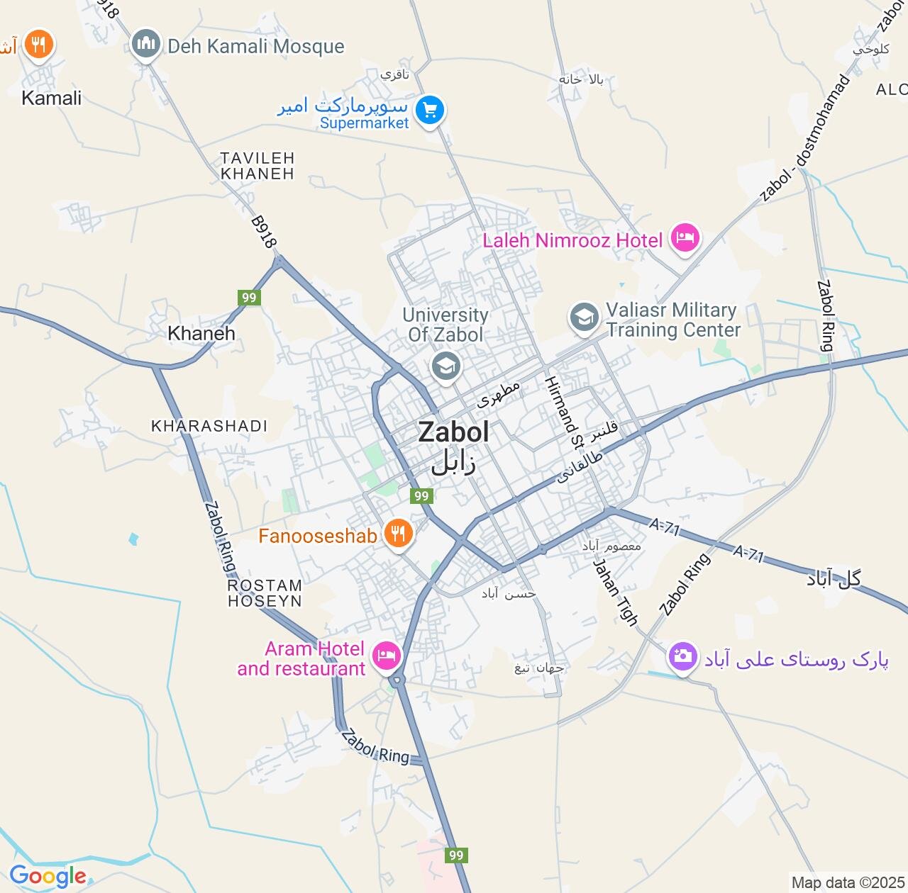 Map image for Intellectual Property Lawyers in Zabol and Sistan and Baluchestan IP firms at coordinates  ; .