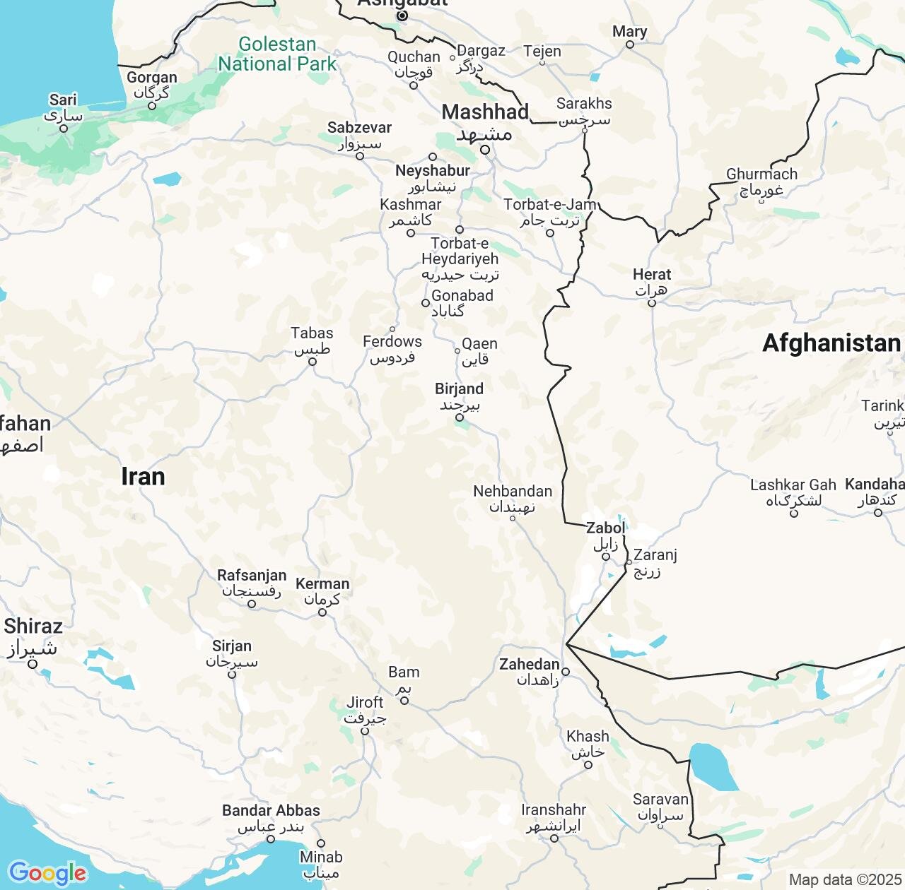 Map image for Intellectual Property Lawyers in South Khorasan Province and Iran IP firms at coordinates  ; .