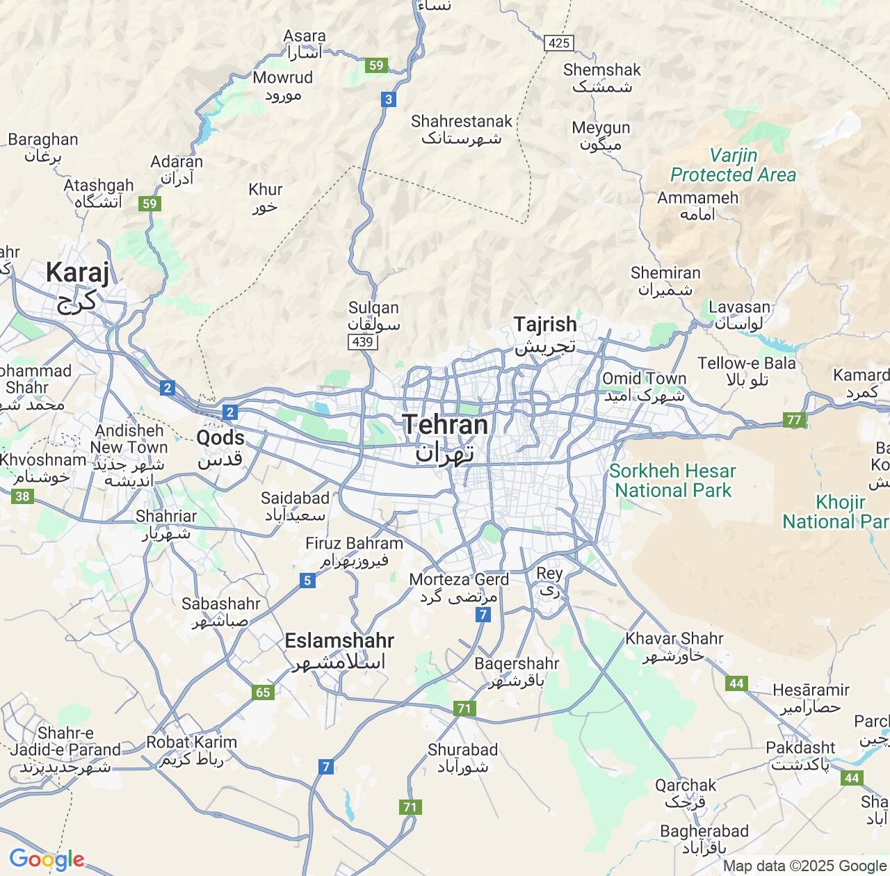 Map image for Intellectual Property Lawyers in Tehran and Iran IP firms at coordinates  ; .