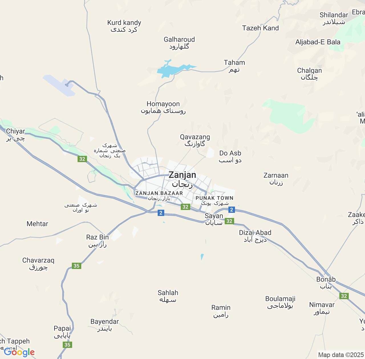 Map image for Intellectual Property Lawyers in Zanjan and Iran IP firms at coordinates  ; .