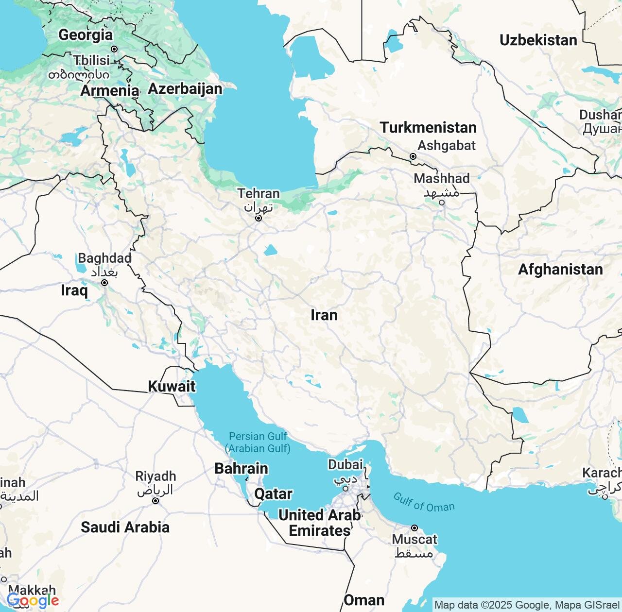 Map image for Intellectual Property Lawyers in Iran and Middle East IP firms at coordinates  ; .