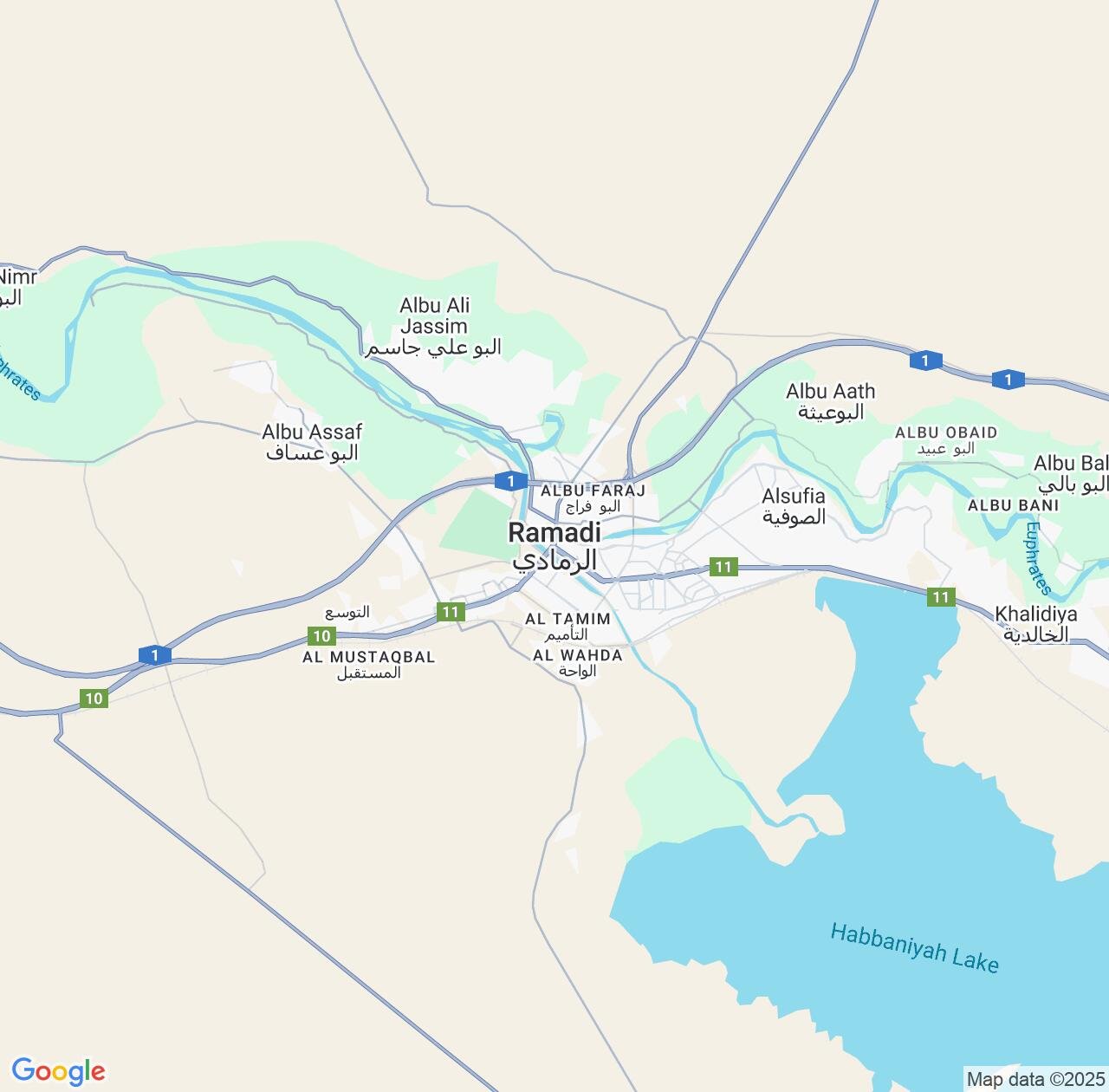Map image for Intellectual Property Lawyers in Ramadi and Al Anbar IP firms at coordinates  ; .
