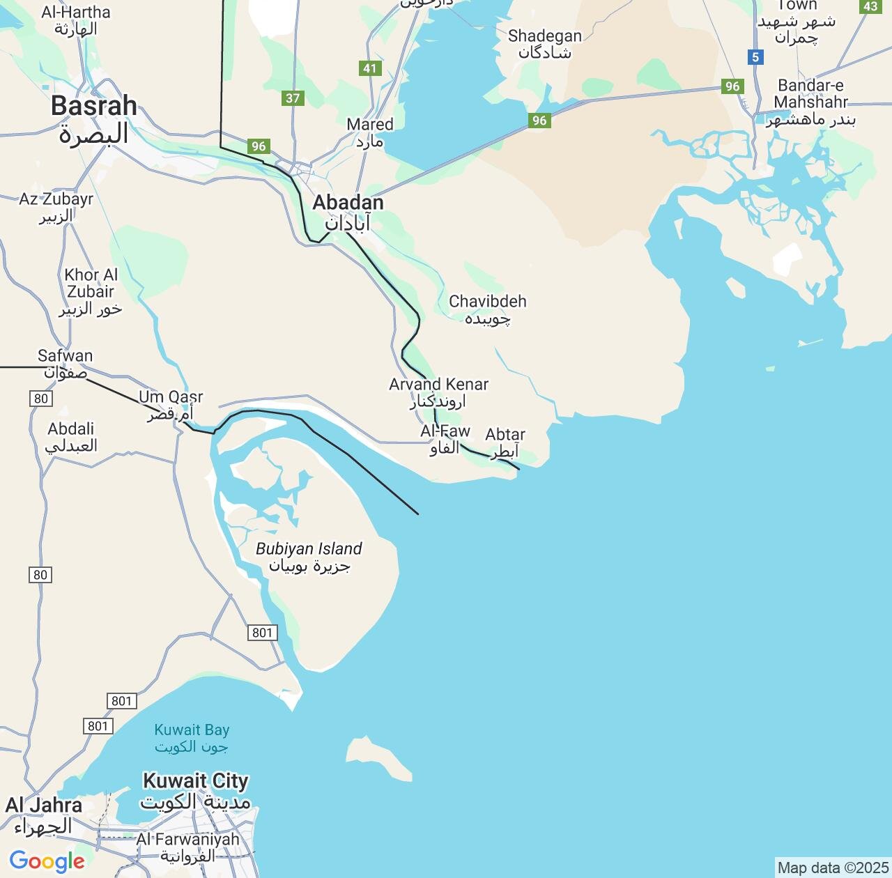 Map image for Intellectual Property Lawyers in Al Faw and Basra IP firms at coordinates  ; .
