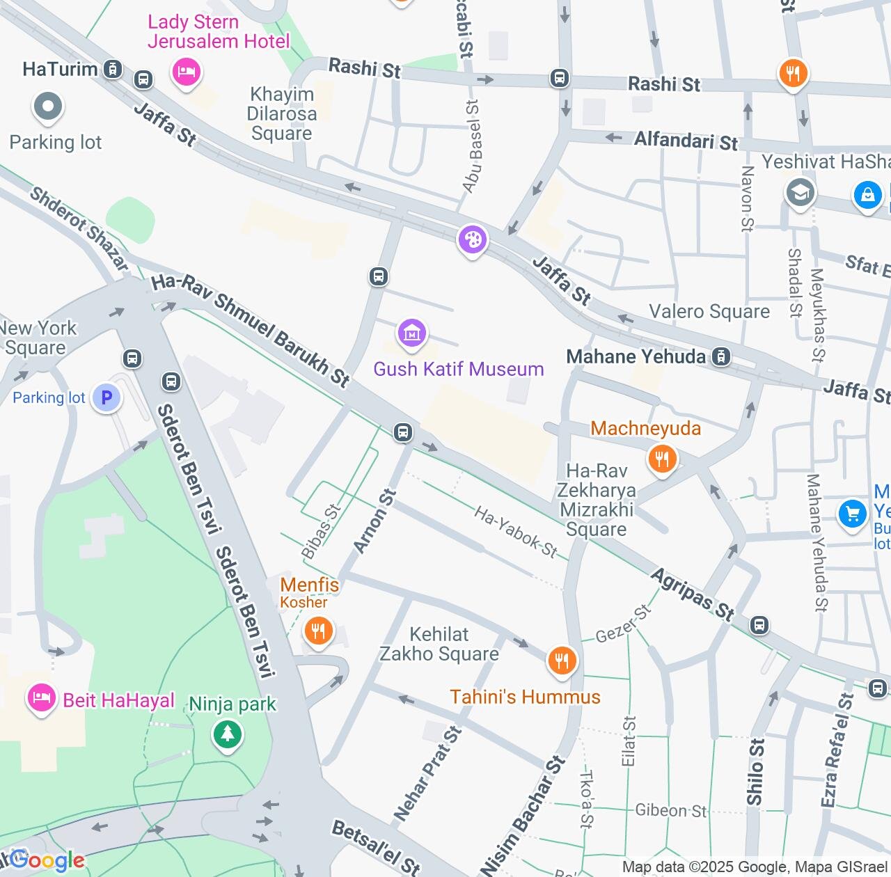 Map image for Intellectual Property Lawyers in West Jerusalem and Jerusalem IP firms at coordinates  ; .