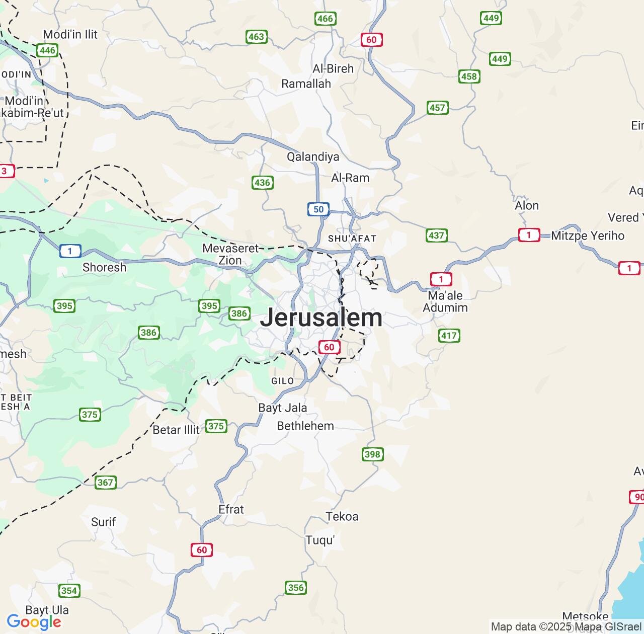 Map image for Intellectual Property Lawyers in Jerusalem and Israel IP firms at coordinates  ; .