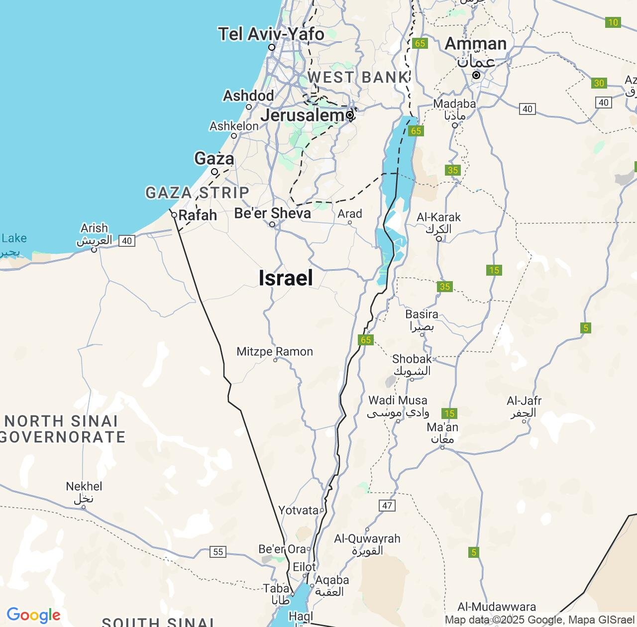Map image for Intellectual Property Lawyers in Southern District and Israel IP firms at coordinates  ; .