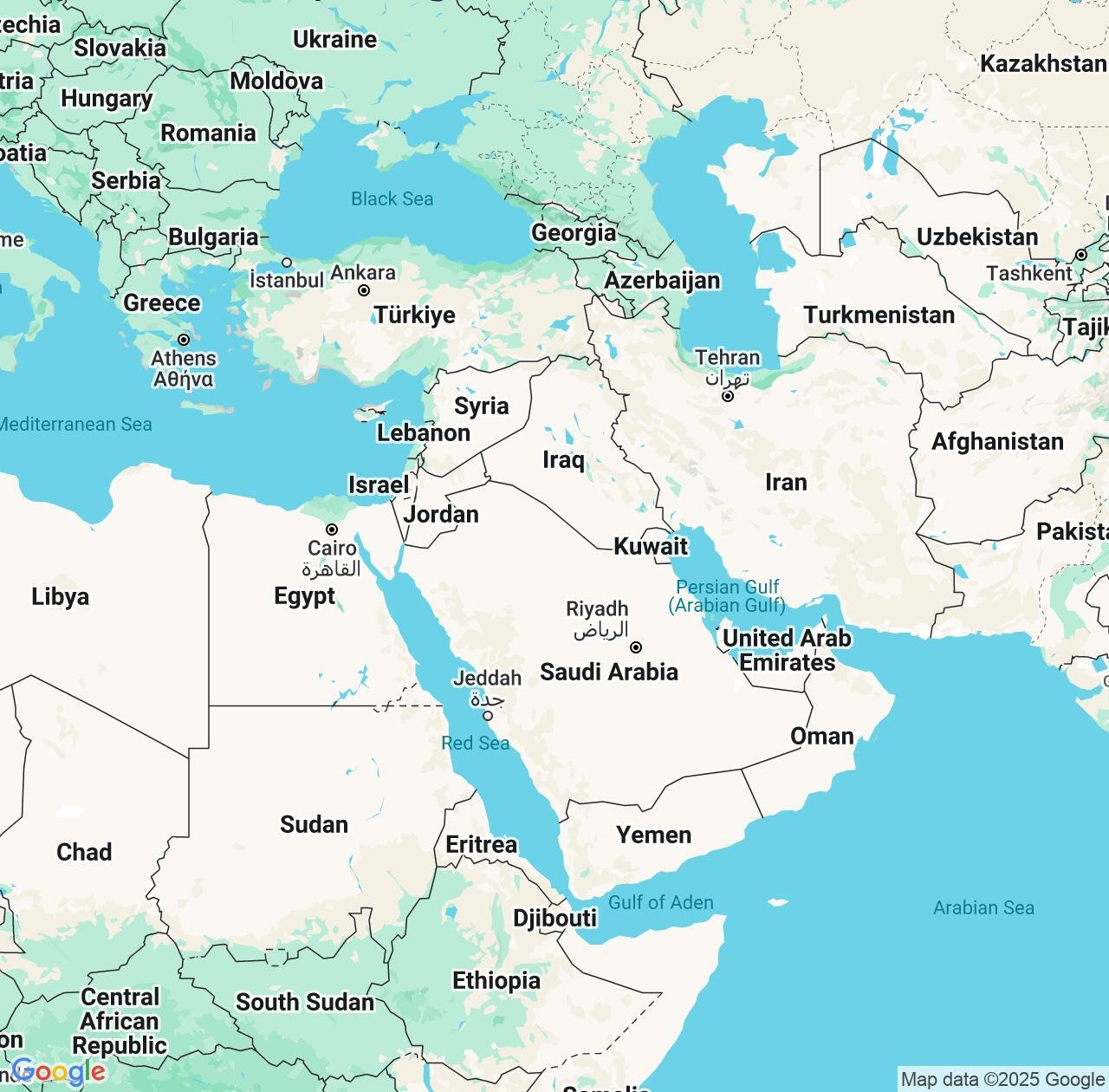 Map image for Intellectual Property Lawyers in Jordan and Middle East IP firms at coordinates  ; .