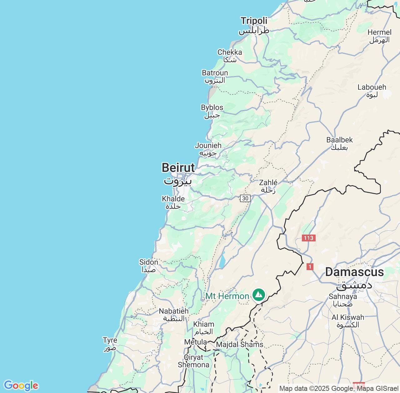 Map image for Intellectual Property Lawyers in Mont-Liban and Lebanon IP firms at coordinates  ; .