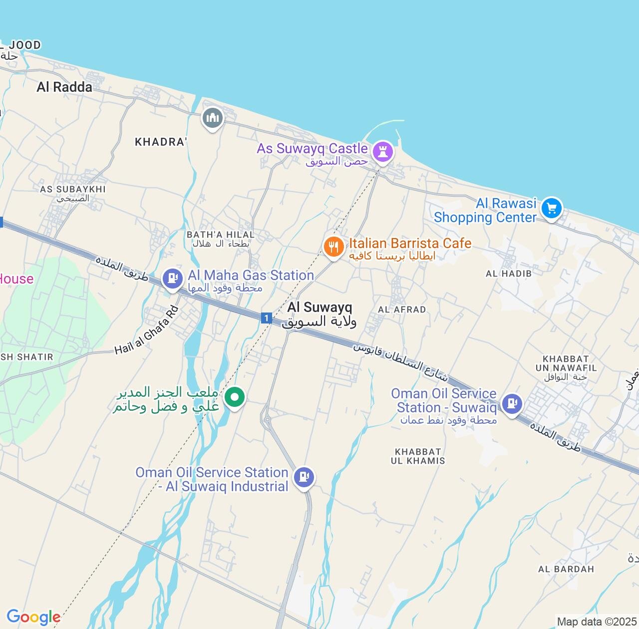 Map image for Intellectual Property Lawyers in As Suwayq and Al Batinah North IP firms at coordinates  ; .