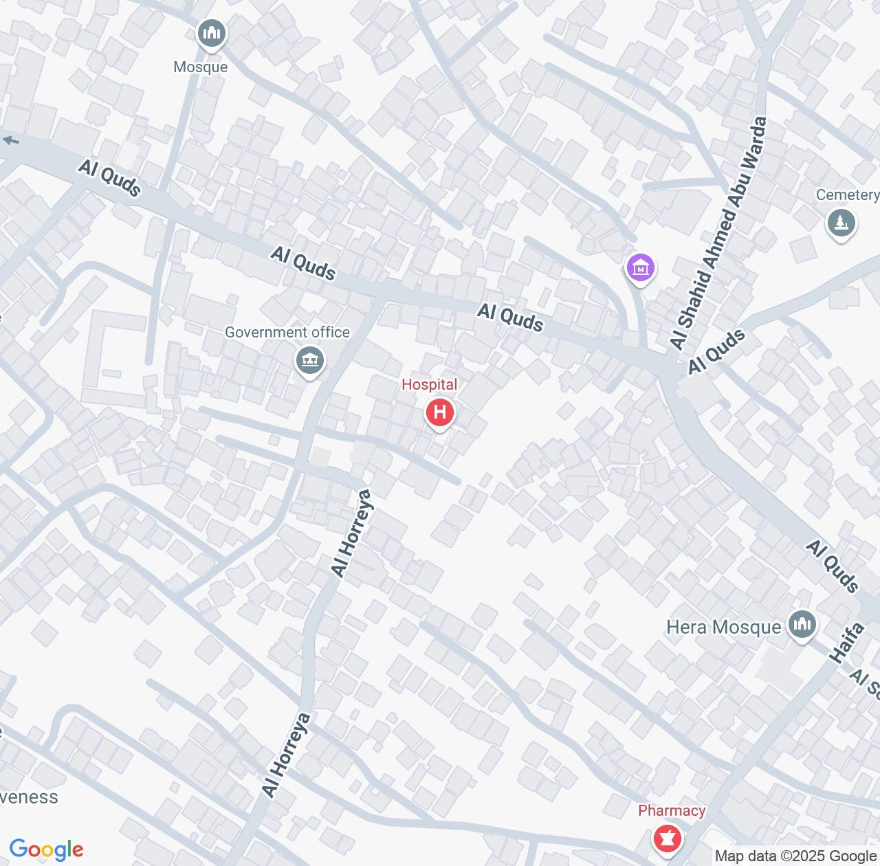 Map image for Intellectual Property Lawyers in Jabalya and Gaza Strip IP firms at coordinates  ; .