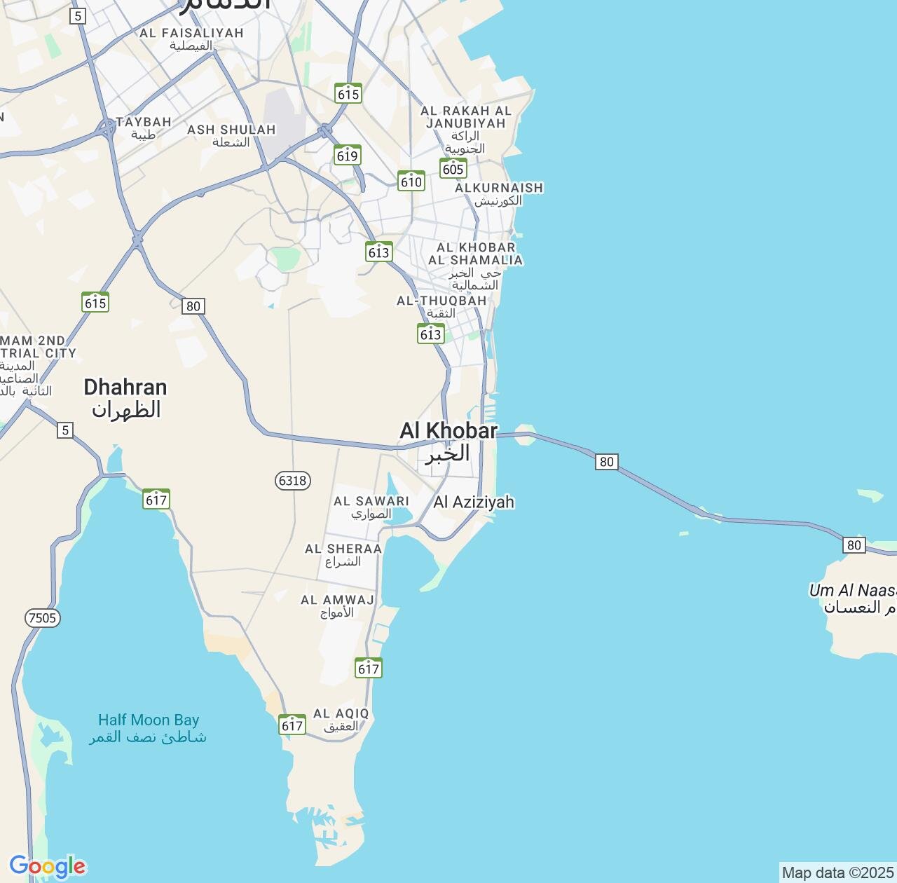 Map image for Intellectual Property Lawyers in Khobar and Eastern Province IP firms at coordinates  ; .