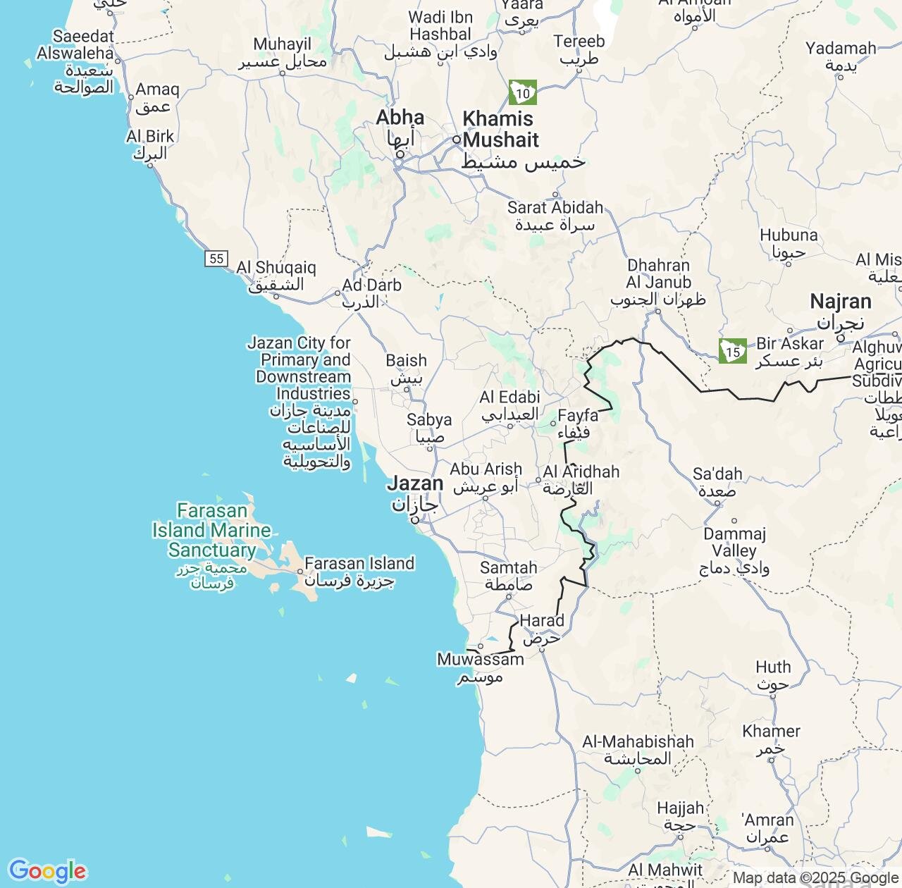 Map image for Intellectual Property Lawyers in Jazan Region and Saudi Arabia IP firms at coordinates  ; .