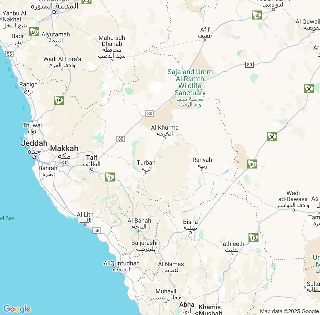 Map image for Intellectual Property Lawyers in Mecca Region and Saudi Arabia IP firms at coordinates  ; .