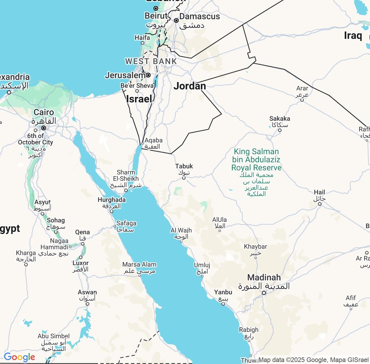 Map image for Intellectual Property Lawyers in Tabuk Region and Saudi Arabia IP firms at coordinates  ; .