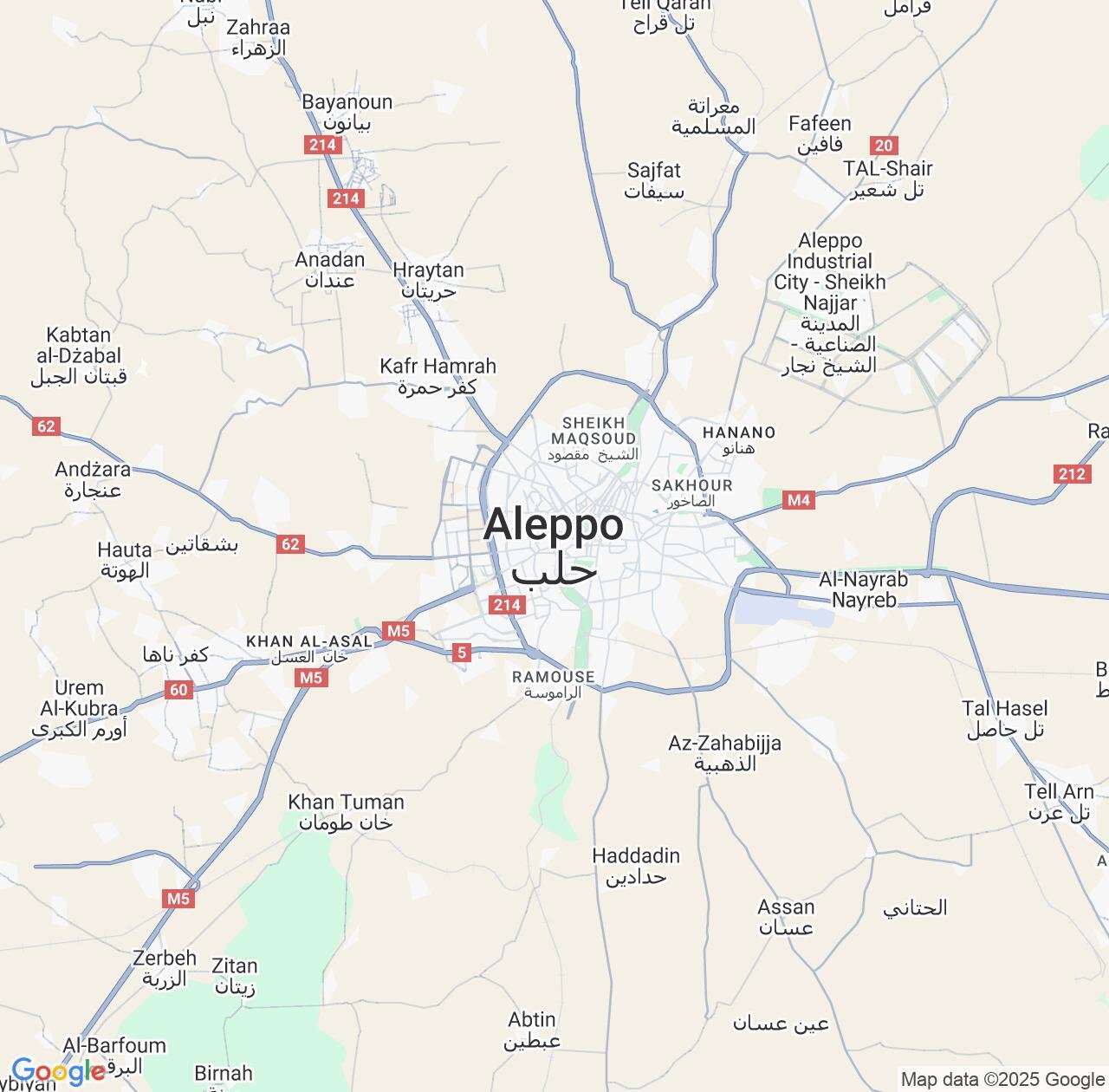 Map image for Intellectual Property Lawyers in Aleppo and Syria IP firms at coordinates  ; .