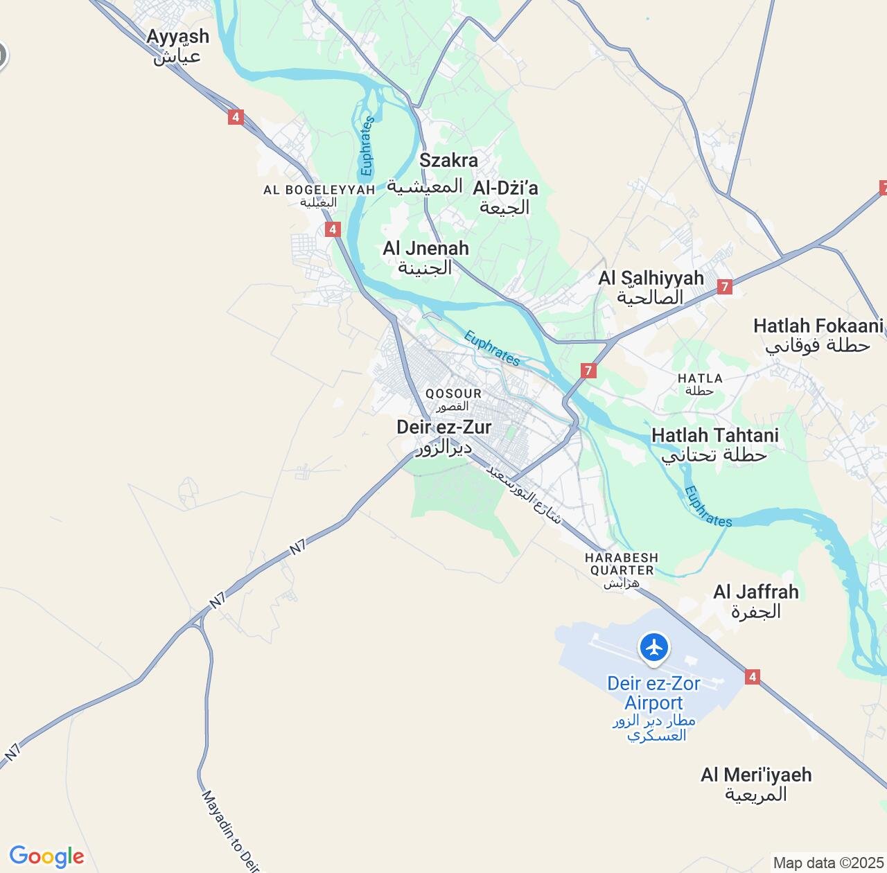 Map image for Intellectual Property Lawyers in Deir ez-Zor and Syria IP firms at coordinates  ; .
