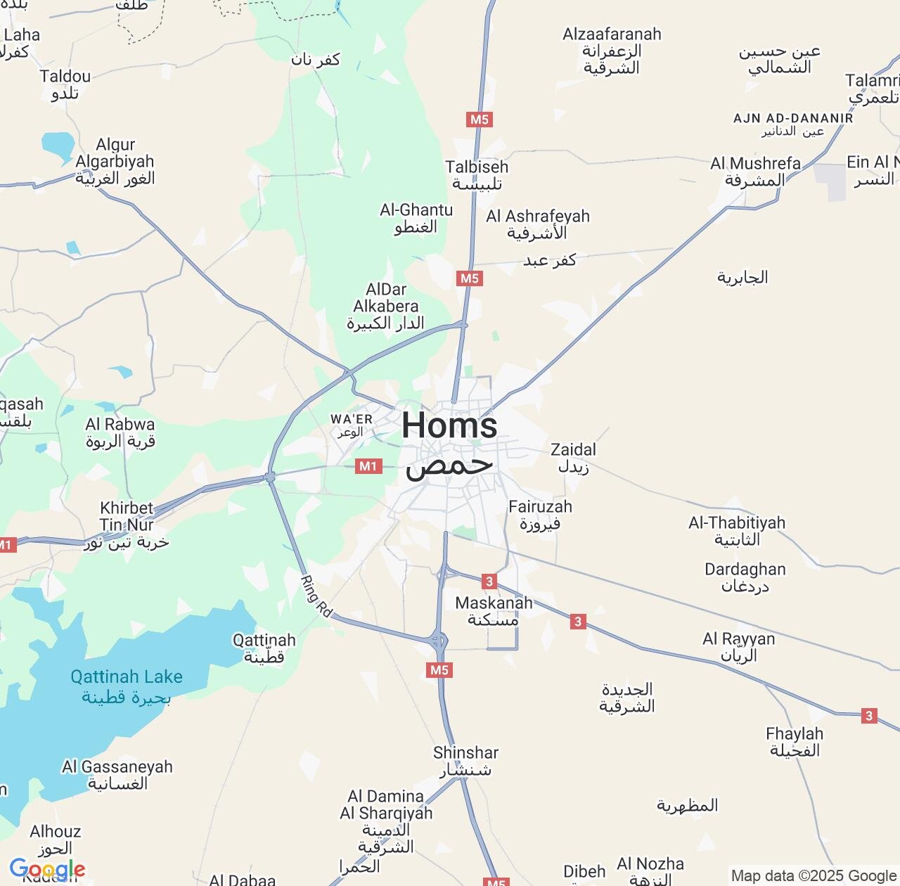 Map image for Intellectual Property Lawyers in Homs and Syria IP firms at coordinates  ; .