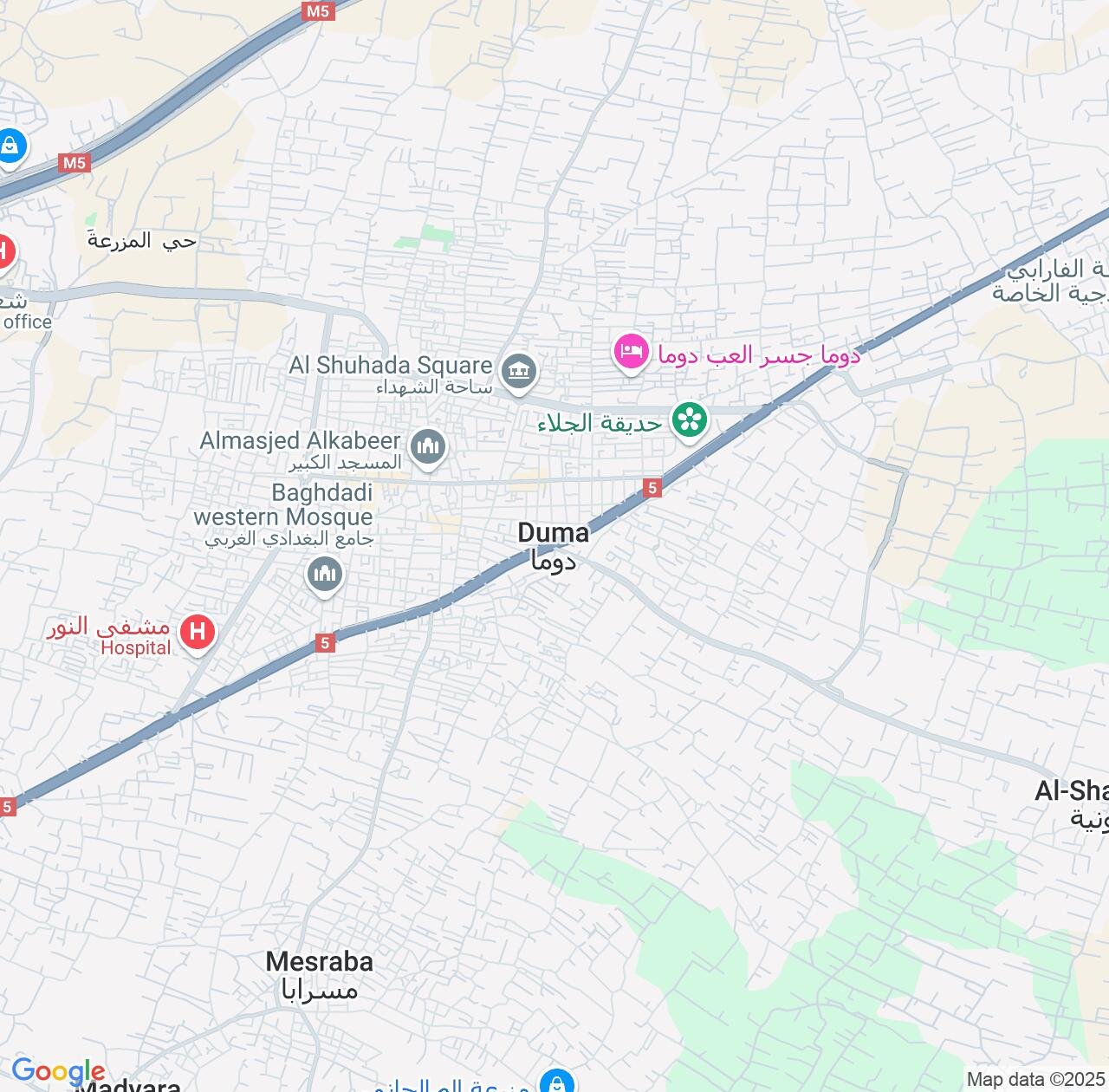Map image for Intellectual Property Lawyers in Duma and Rif-dimashq IP firms at coordinates  ; .