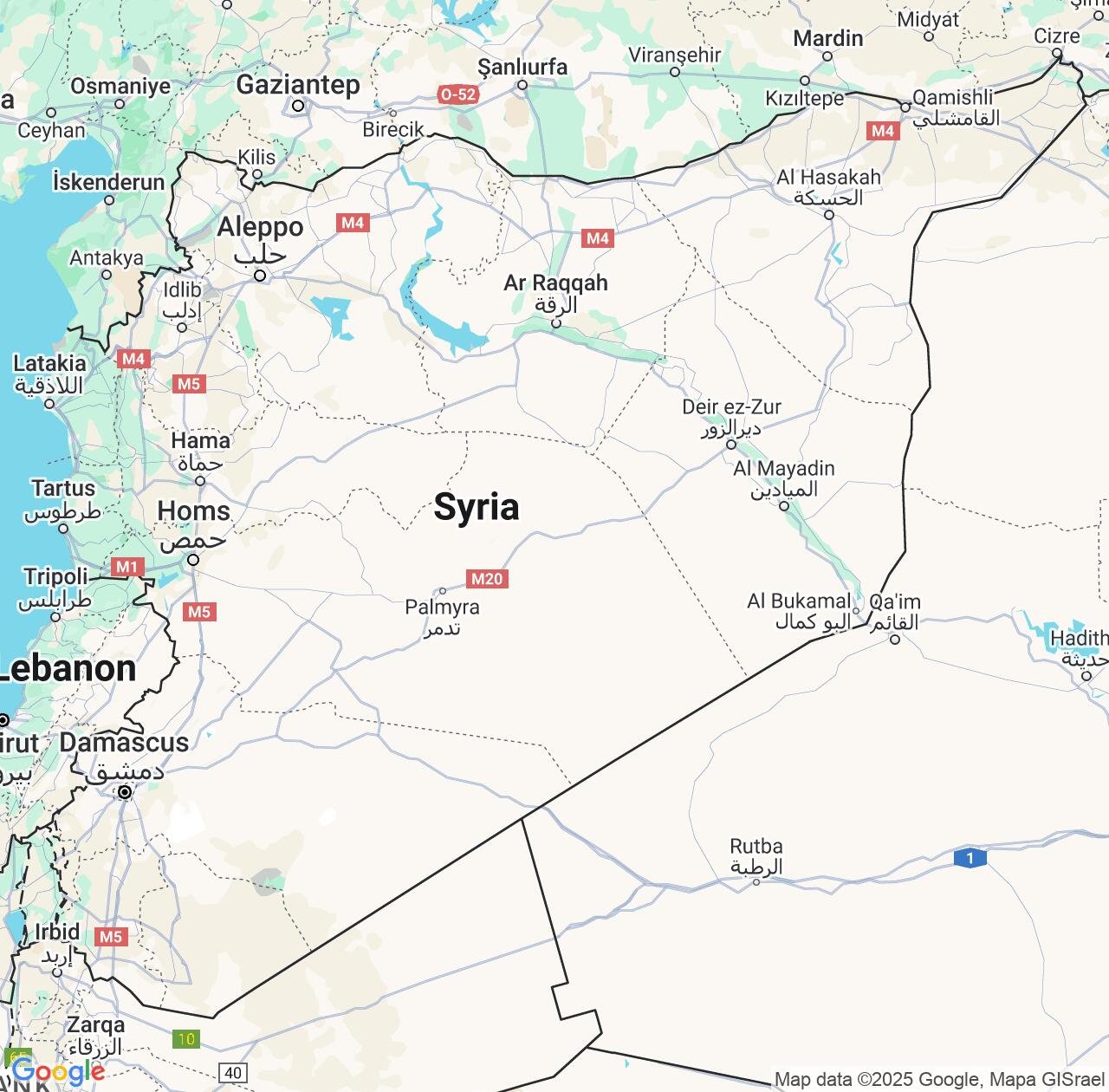 Map image for Intellectual Property Lawyers in Syria and Middle East IP firms at coordinates  ; .
