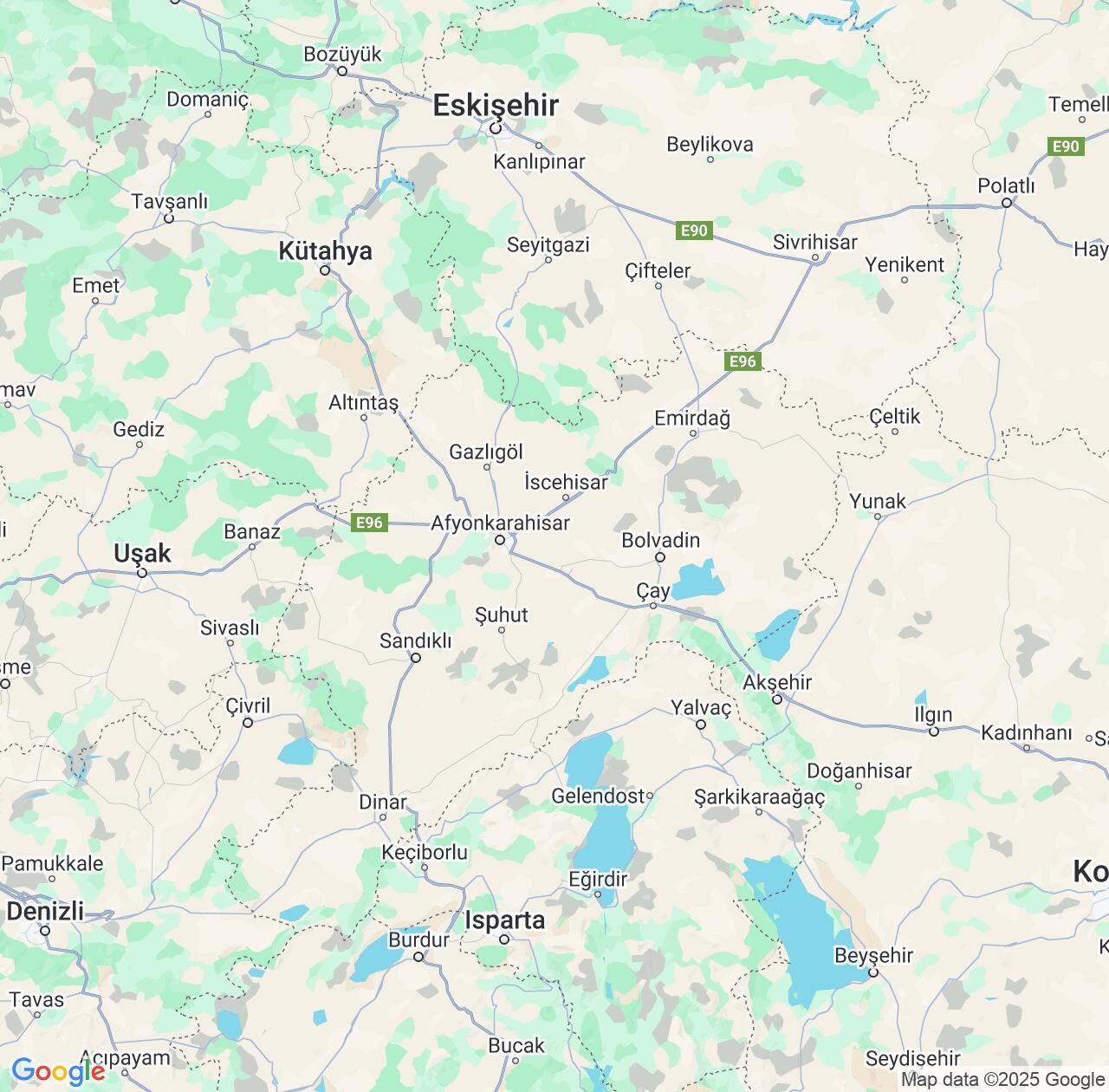 Map image for Intellectual Property Lawyers in Afyonkarahisar Province and Turkey IP firms at coordinates  ; .