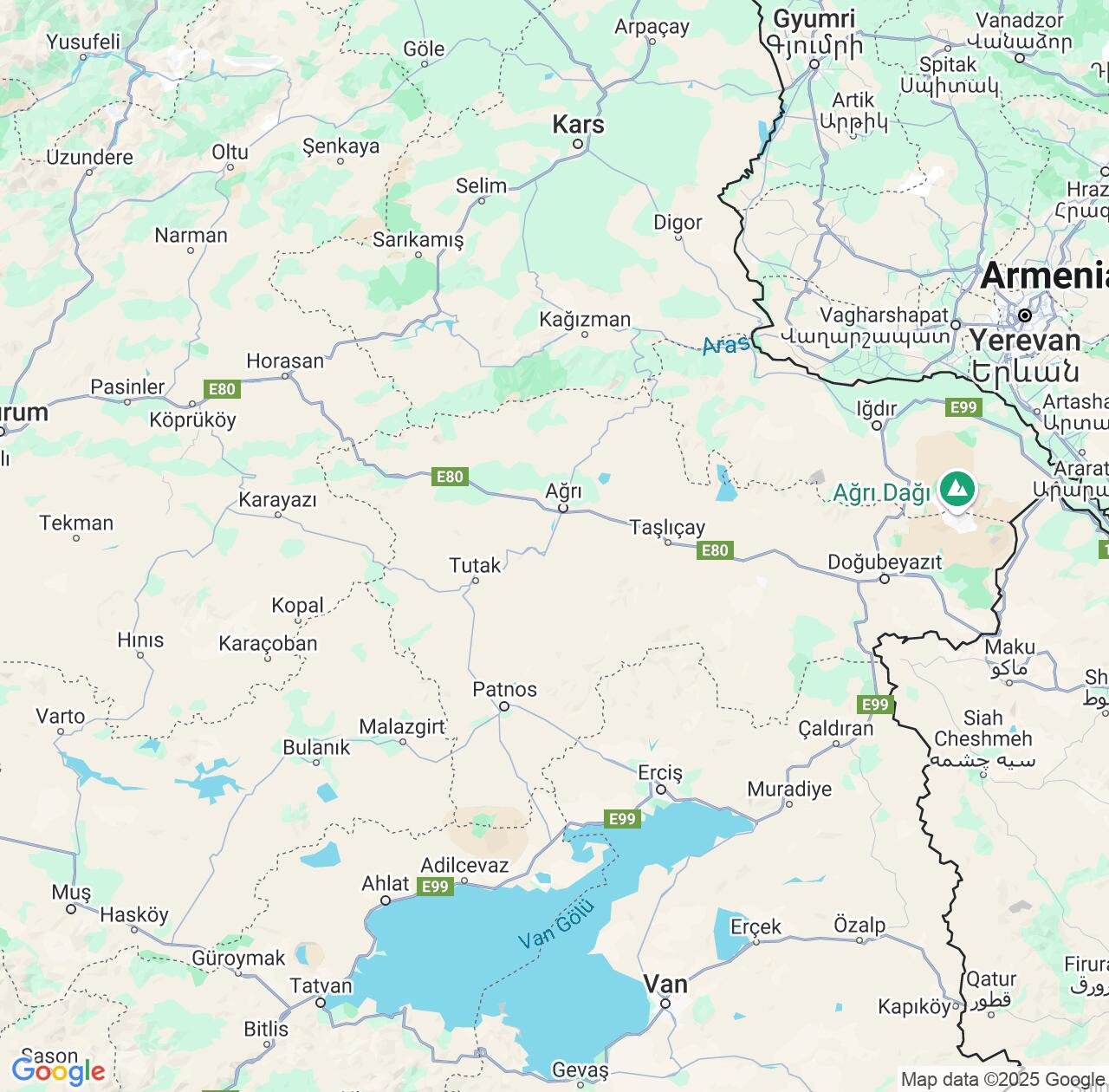 Map image for Intellectual Property Lawyers in Ağrı and Turkey IP firms at coordinates  ; .