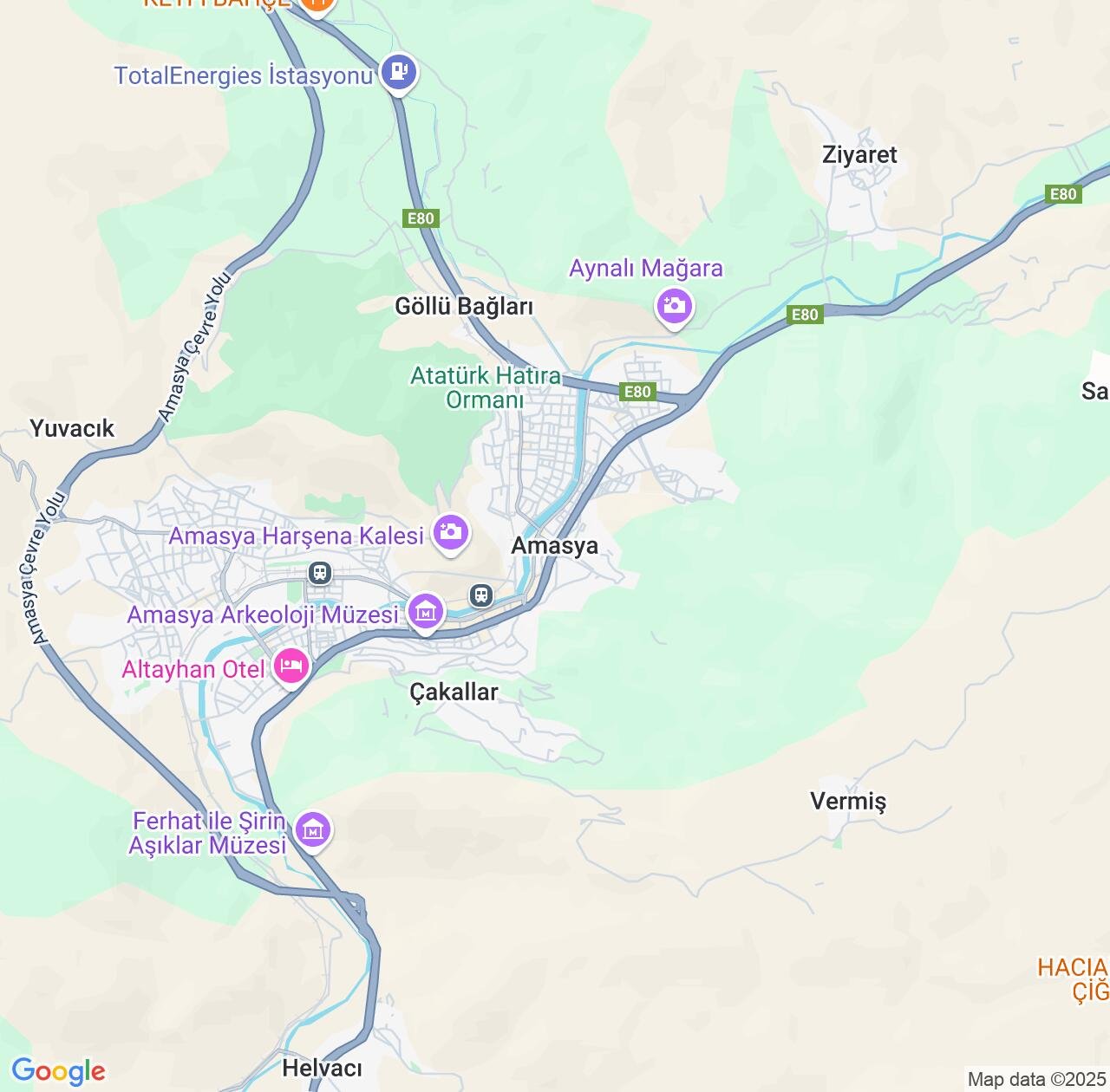 Map image for Intellectual Property Lawyers in Amasya and Turkey IP firms at coordinates  ; .