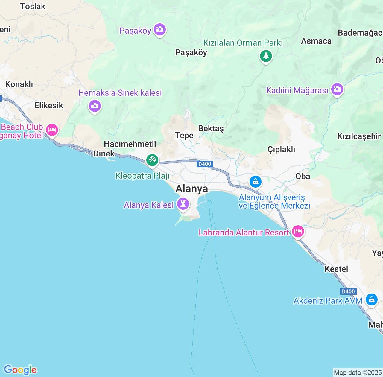 Map image for Intellectual Property Lawyers in Alanya and Antalya IP firms at coordinates  ; .
