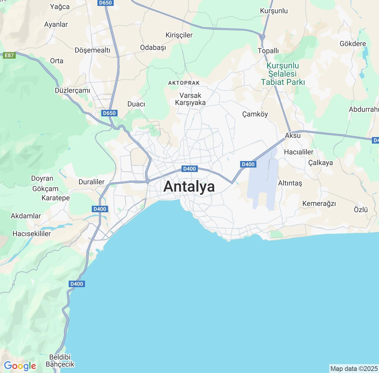 Map image for Intellectual Property Lawyers in Antalya and Turkey IP firms at coordinates  ; .