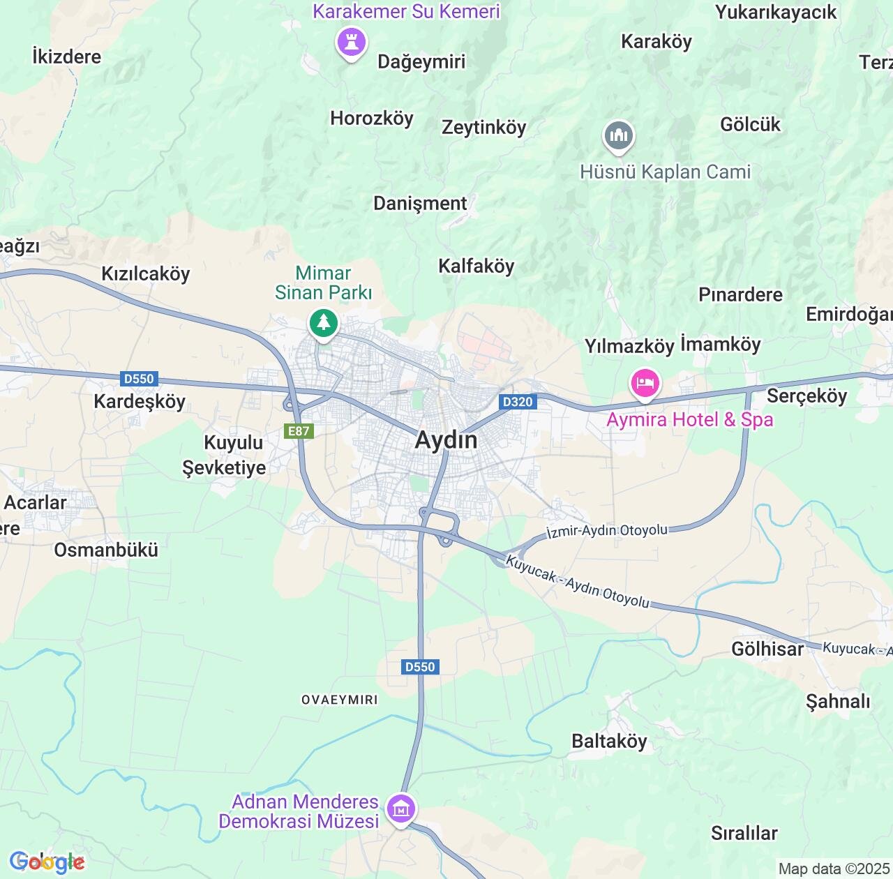 Map image for Intellectual Property Lawyers in Aydin and Aydın IP firms at coordinates  ; .