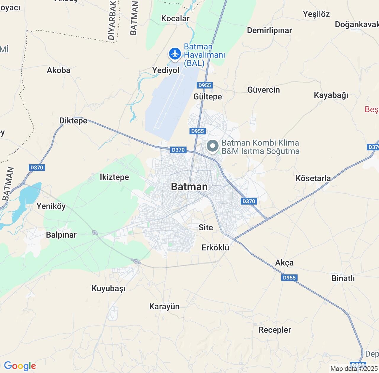 Map image for Intellectual Property Lawyers in Batman and Turkey IP firms at coordinates  ; .