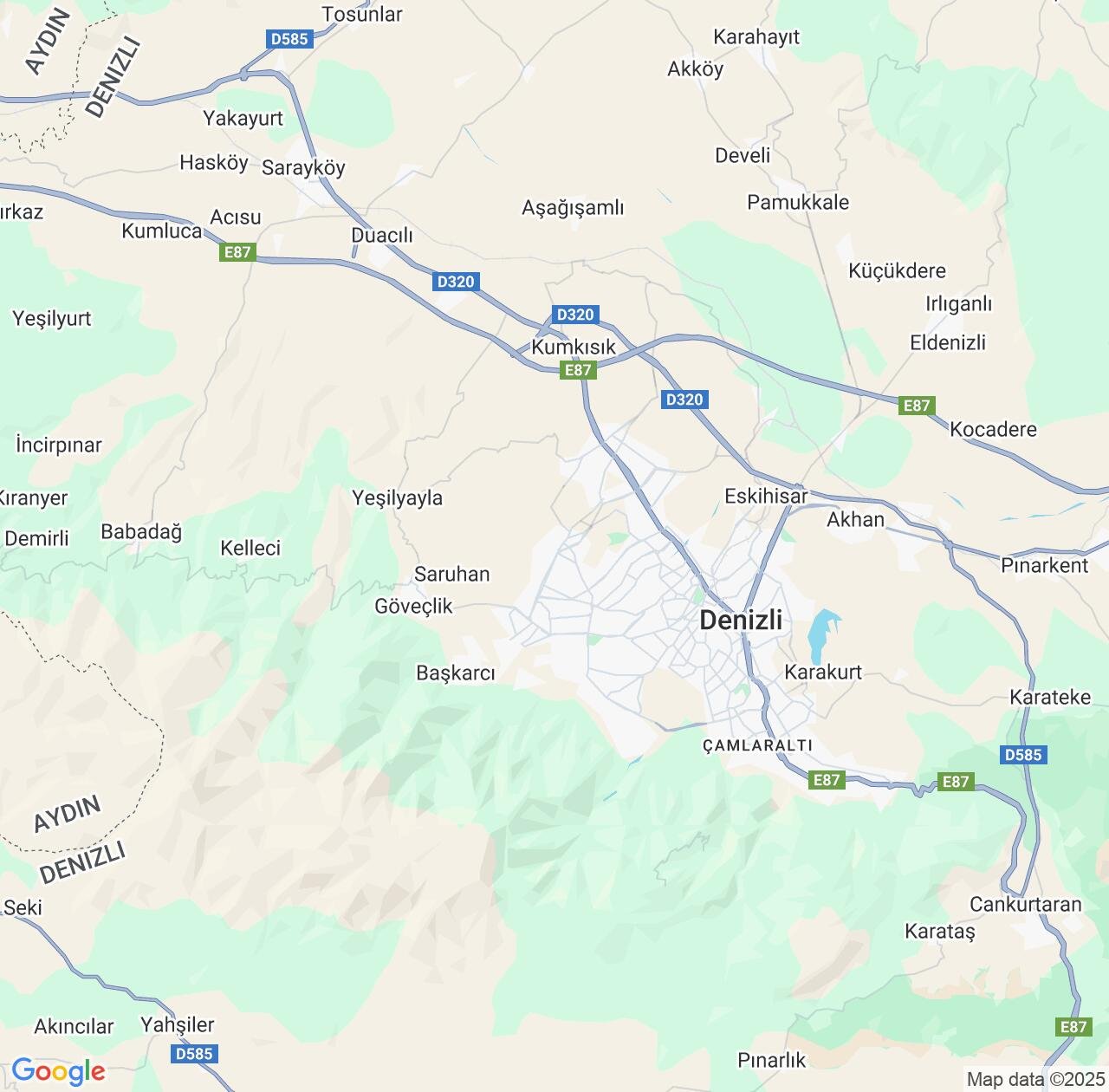 Map image for Intellectual Property Lawyers in Merkezefendi and Denizli IP firms at coordinates  ; .