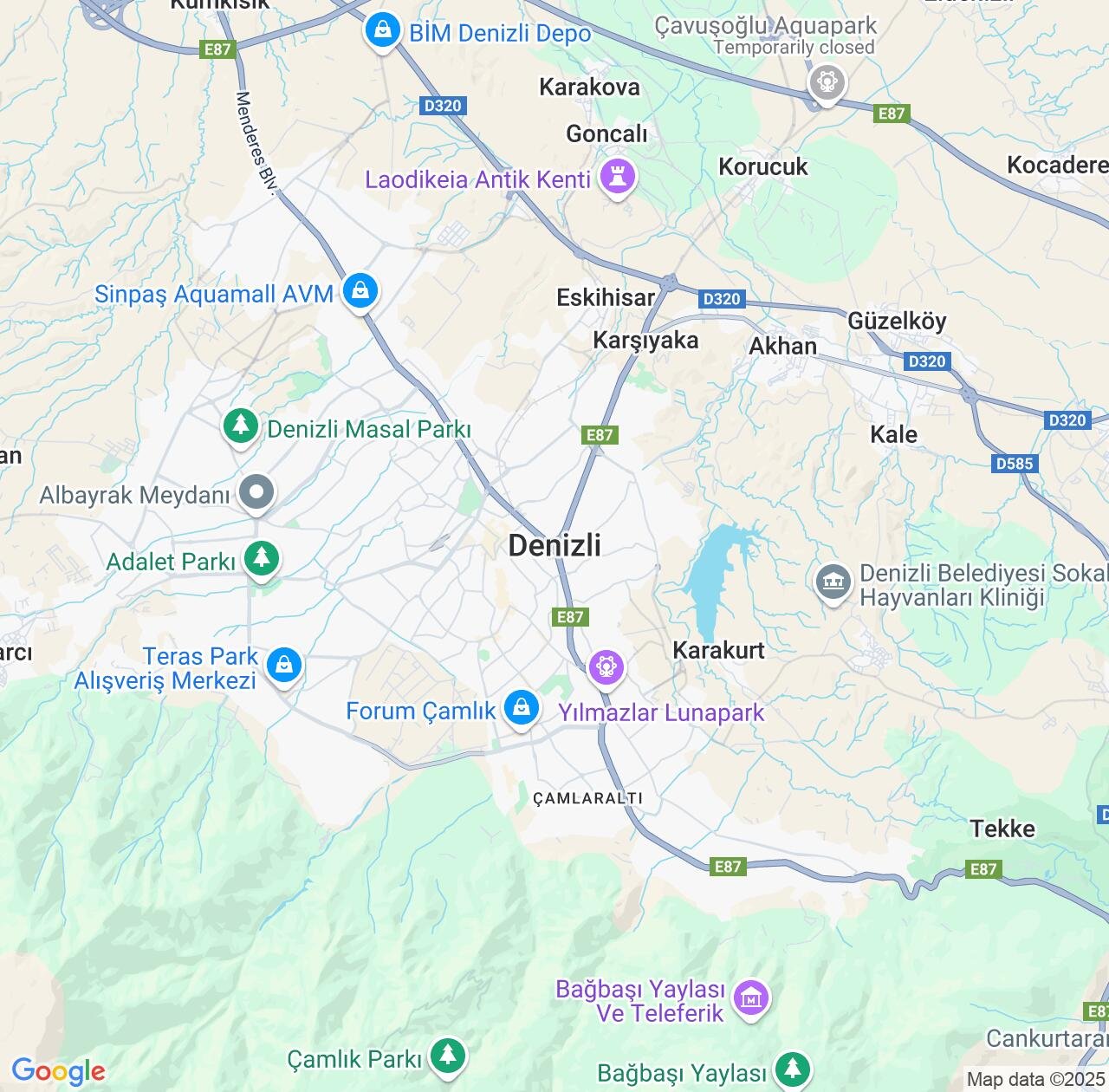 Map image for Intellectual Property Lawyers in Denizli and Turkey IP firms at coordinates  ; .