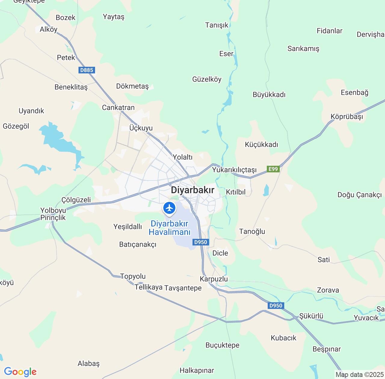 Map image for Intellectual Property Lawyers in Diyarbakir and Diyarbakır Province IP firms at coordinates  ; .