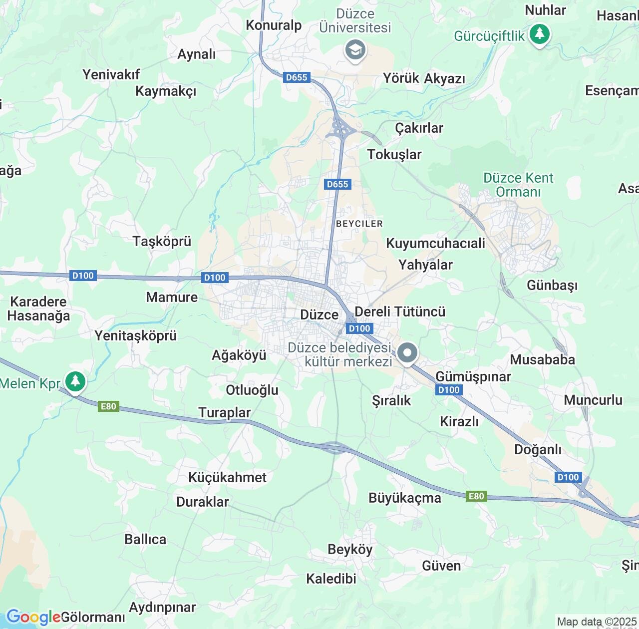 Map image for Intellectual Property Lawyers in Duezce and Düzce IP firms at coordinates  ; .