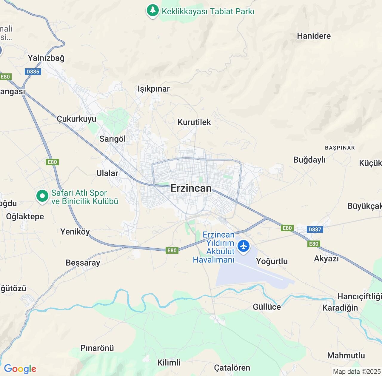 Map image for Intellectual Property Lawyers in Erzincan and Turkey IP firms at coordinates  ; .
